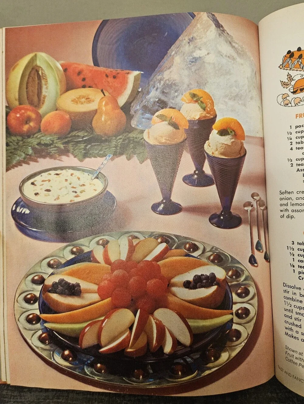 Vintage 1969 June Roth’s Fast and Fancy Cookbook Hardcover